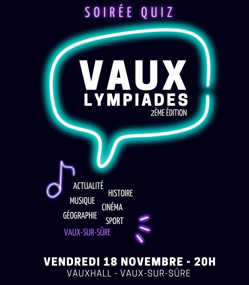 Vauxlympiades – Quiz Vauxlympiades - Quiz