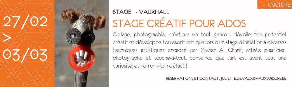 Stage ado Vaux-sur-Sûre Vauxhall Al Charif