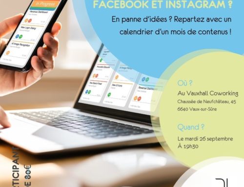 26/09 – Formation “Que faut-il poster sur Facebook et Instagram ?”